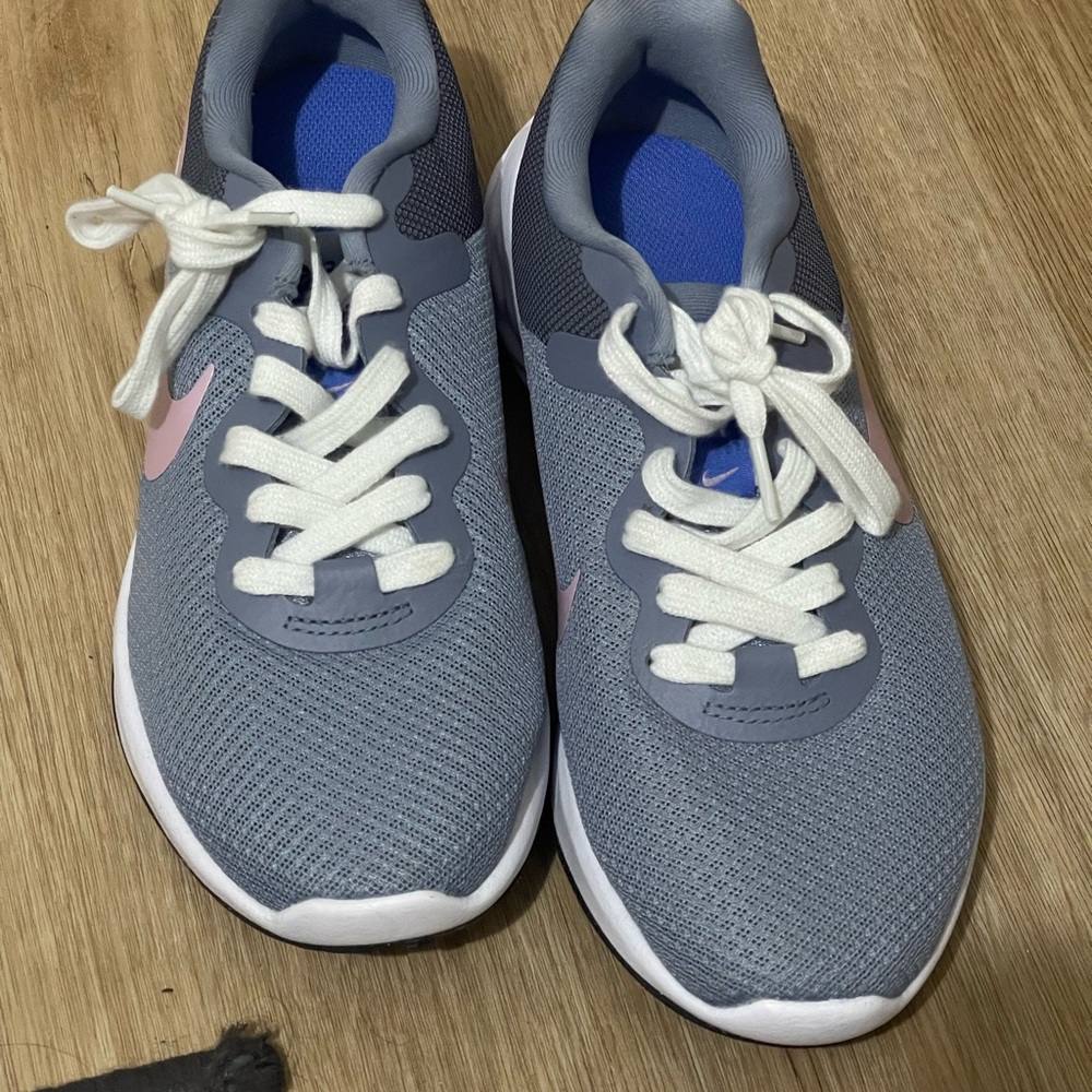 Nike Revolution 6 Blue and Gray Sneakers